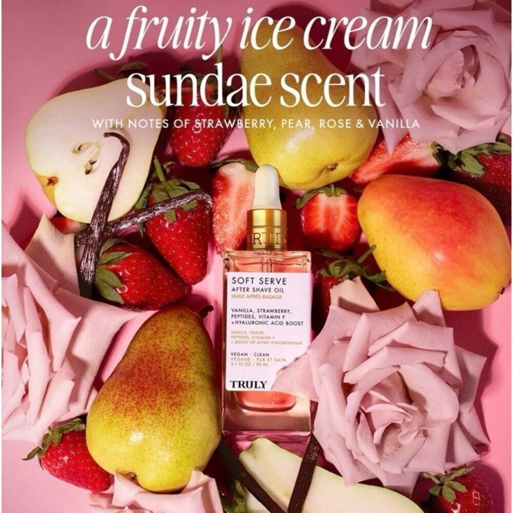 TRULY BEAUTY - NWT - Soft Serve After Shave Oil, 3.1 fl. oz. No Box - Picture 14 of 15